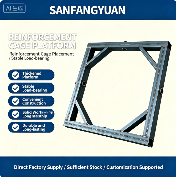 reinforcing cage fabrication platform